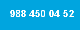 988 450 04 52